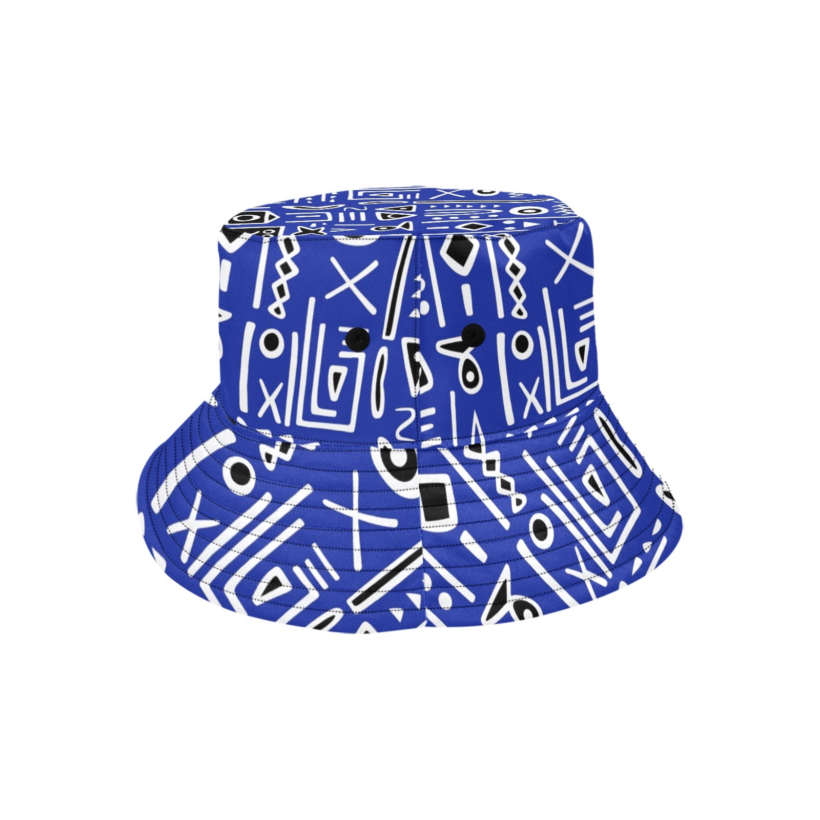 AfroCentrc Pattern  Black culture Black History Harlem Renaissance Unisex Summer Bucket Hat Harlem Print Magic)