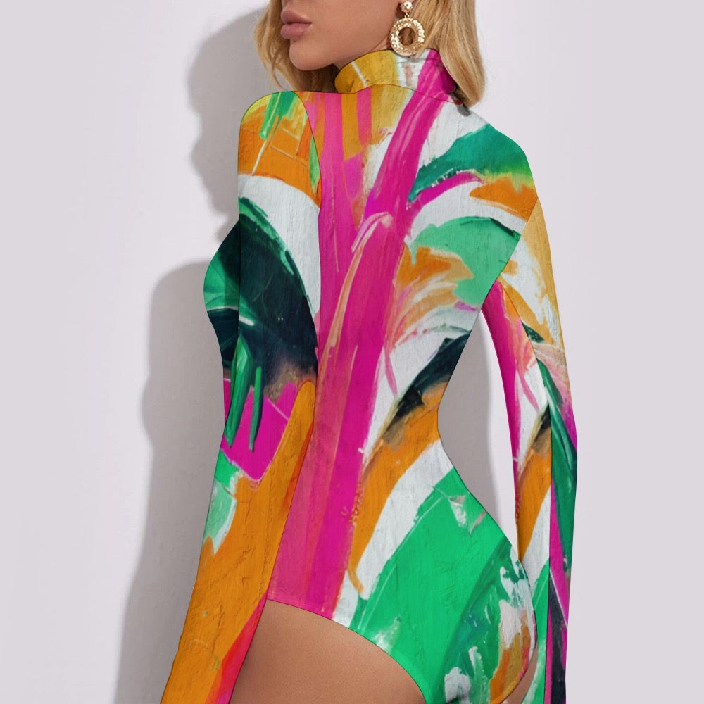 Women's Turtleneck Long Sleeve Bodysuit