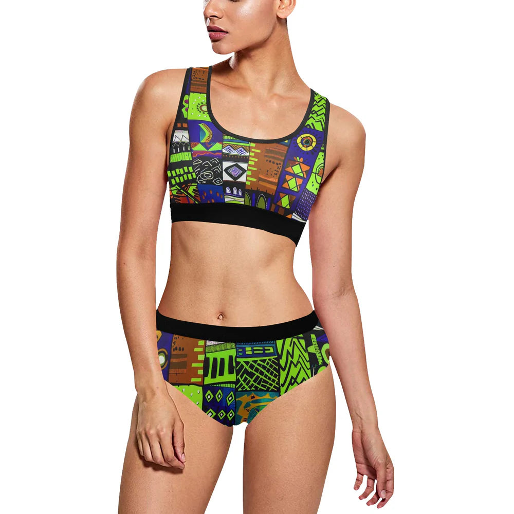 Women's Sports Bra Yoga Set (Set 13)