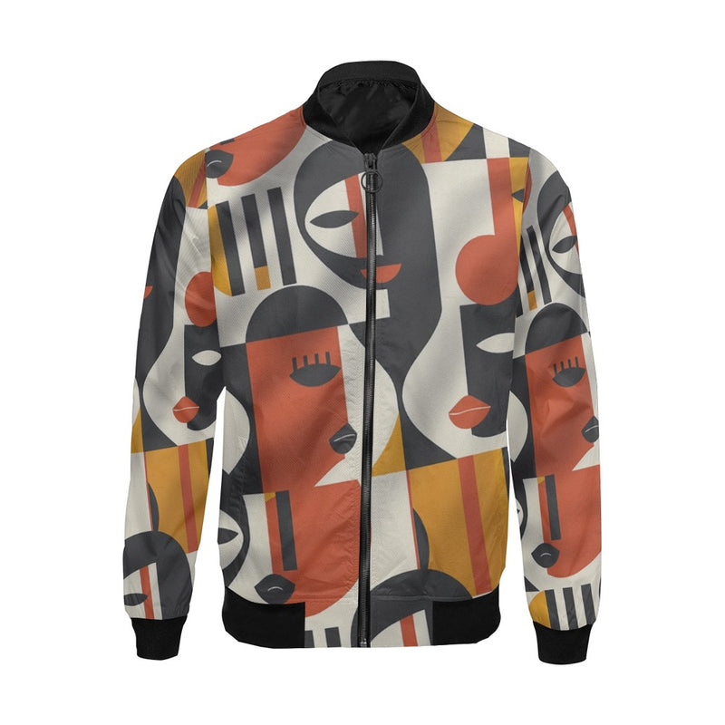 Men's All Over Print Casual Jacket (Model H19)