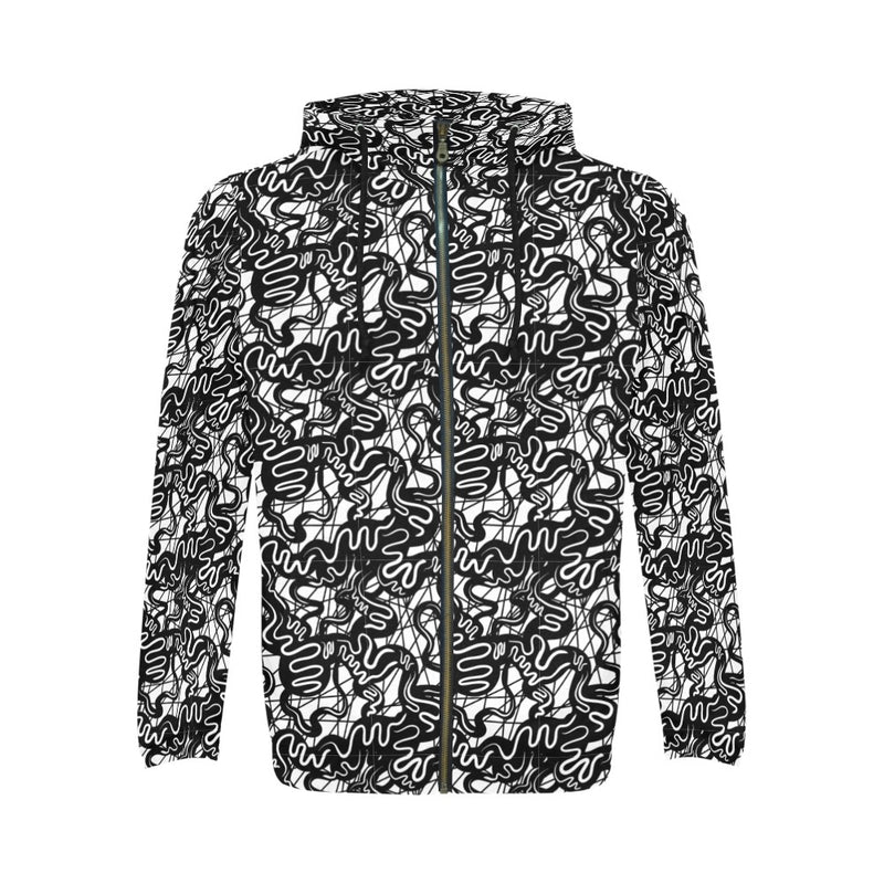 Men's All Over Print Full Zip Hoodie (Model H14)