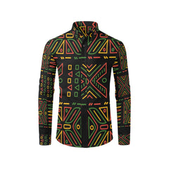 Men's All Over Print Long Sleeve Shirt(Without Pocket)(T61)