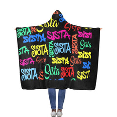 Flannel Hooded Blanket 56''x80''