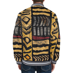 New Men's Striped Trim Bomber Jacket