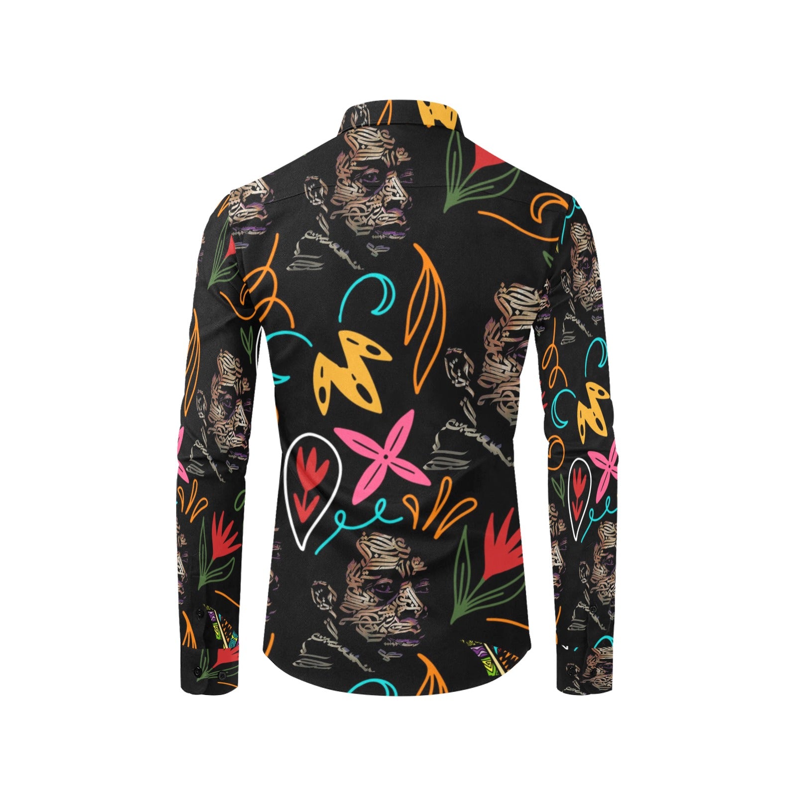 Men's All Over Print Long Sleeve Shirt(Without Pocket)(T61)