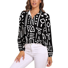 Vintage Casual Long Sleeve Shirt Top