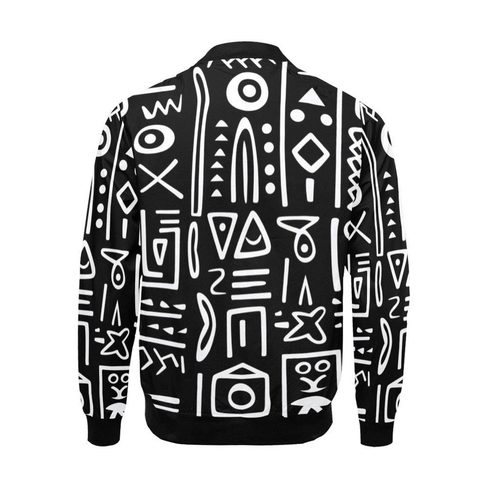 Men's All Over Print Casual Jacket (Model H19)