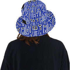 AfroCentrc Pattern  Black culture Black History Harlem Renaissance Unisex Summer Bucket Hat Harlem Print Magic)