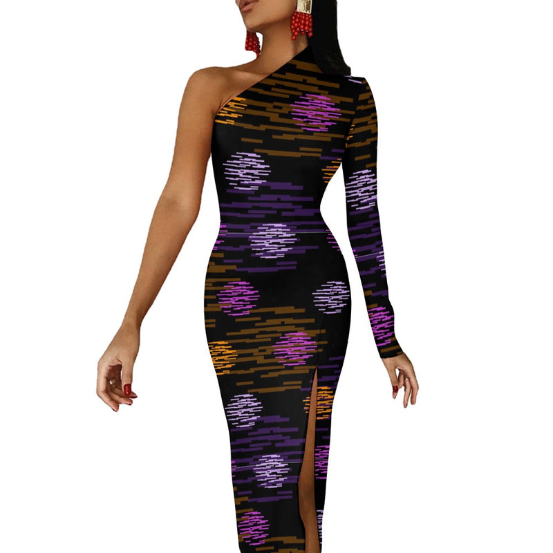 Women's Half Sleeve Slit Dress
