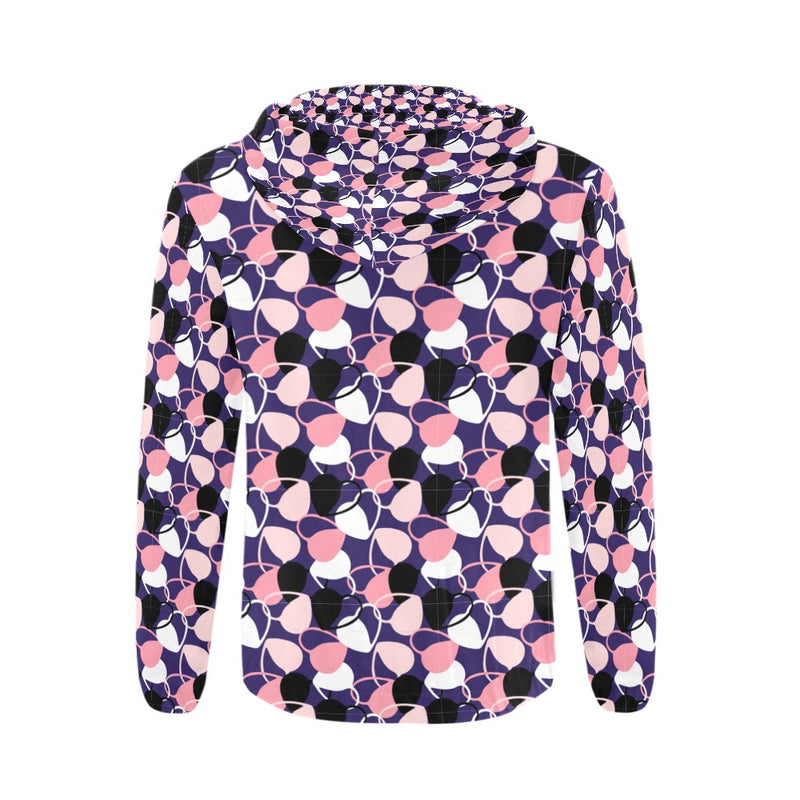 Men's All Over Print Full Zip Hoodie (Model H14)