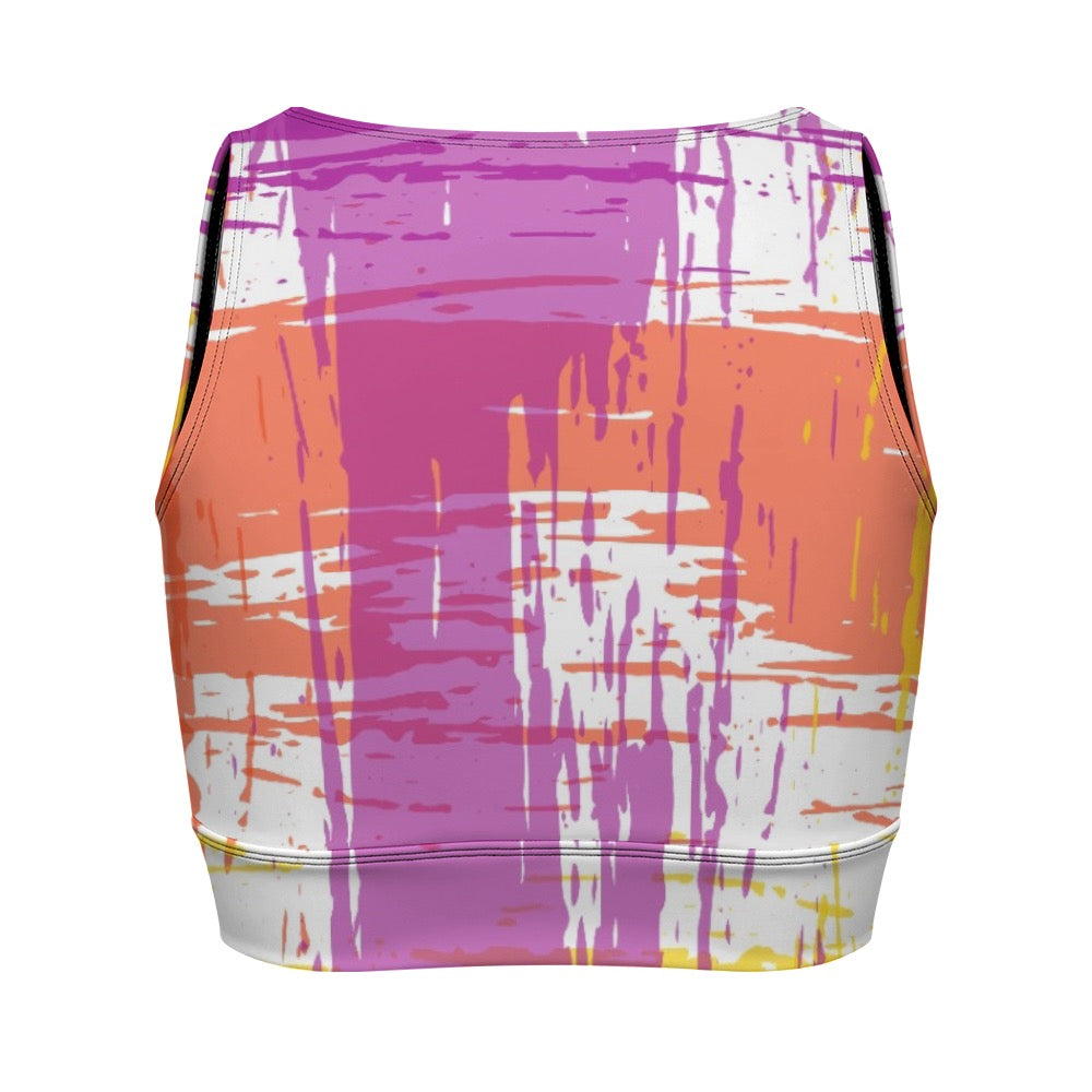 Yoga Zipper Vest New Tie-Dye