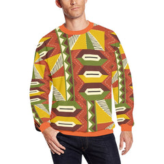 Afrocentric Pattern  Black culture Black History Harlem Renaissance Men's All Over Print Sweatshirt