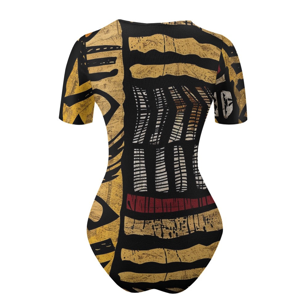 Women's Tight Short Sleeve Bodysuit