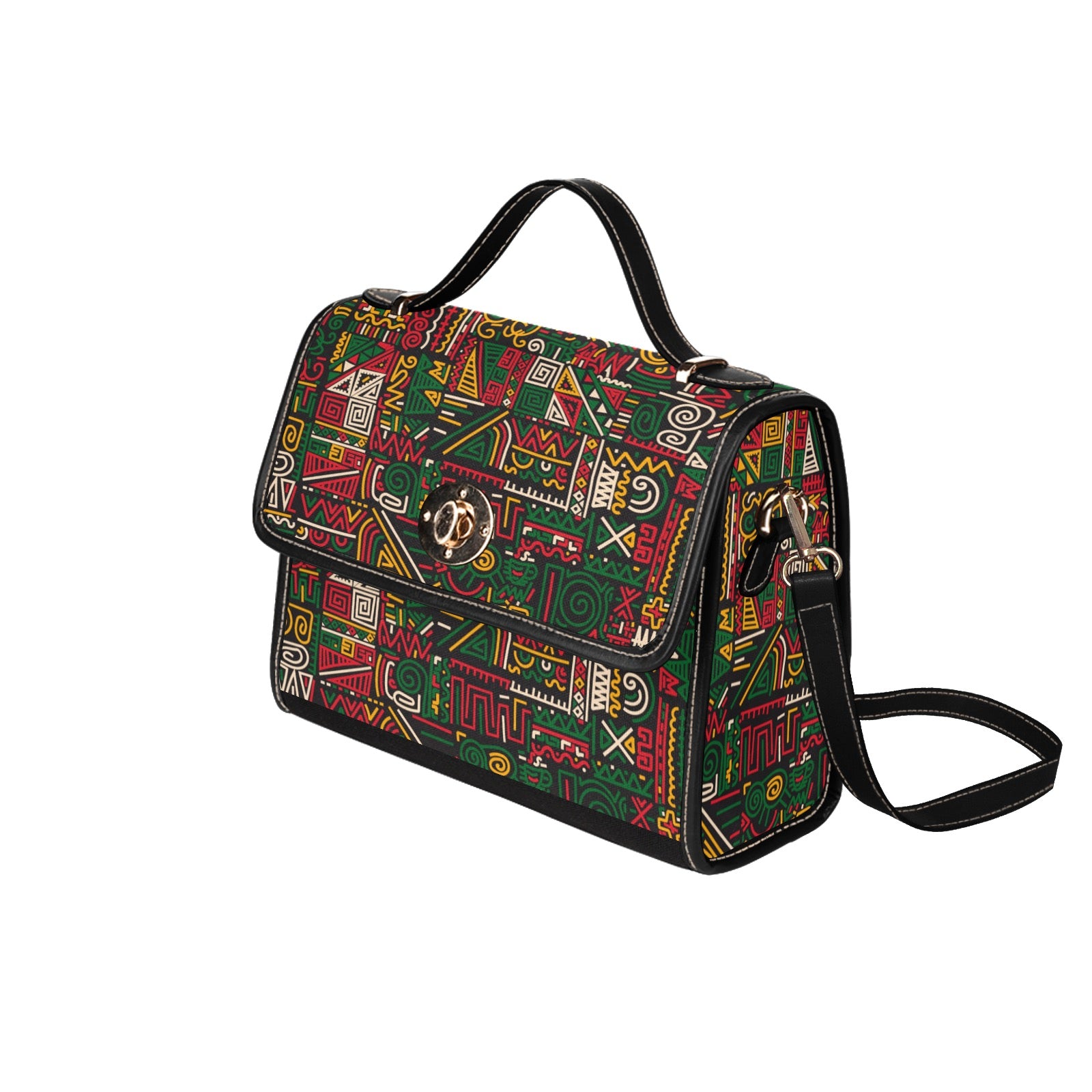 Lock bag (black shoulder strap, black edging)