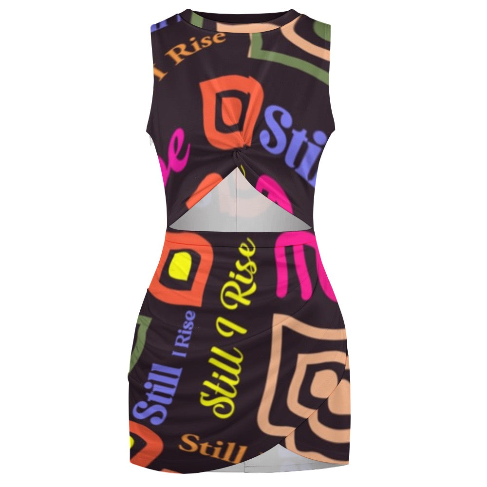 Navel-Baring Cross-Fit Hip Skirt