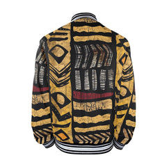 New Men's Striped Trim Bomber Jacket