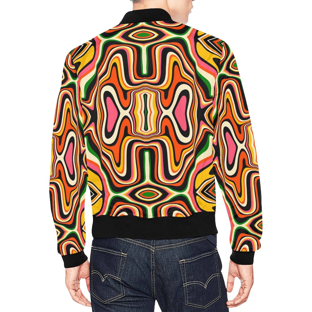 Men's All Over Print Casual Jacket (Model H19)