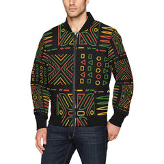 Men's All Over Print Bomber Jacket (Model H31)