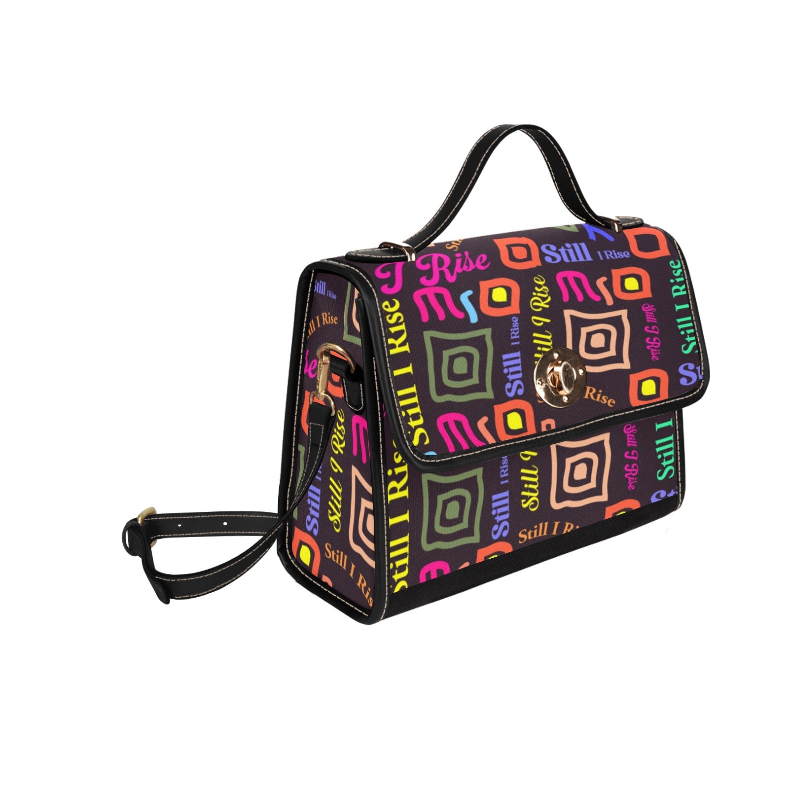 Lock bag (black shoulder strap, black edging)