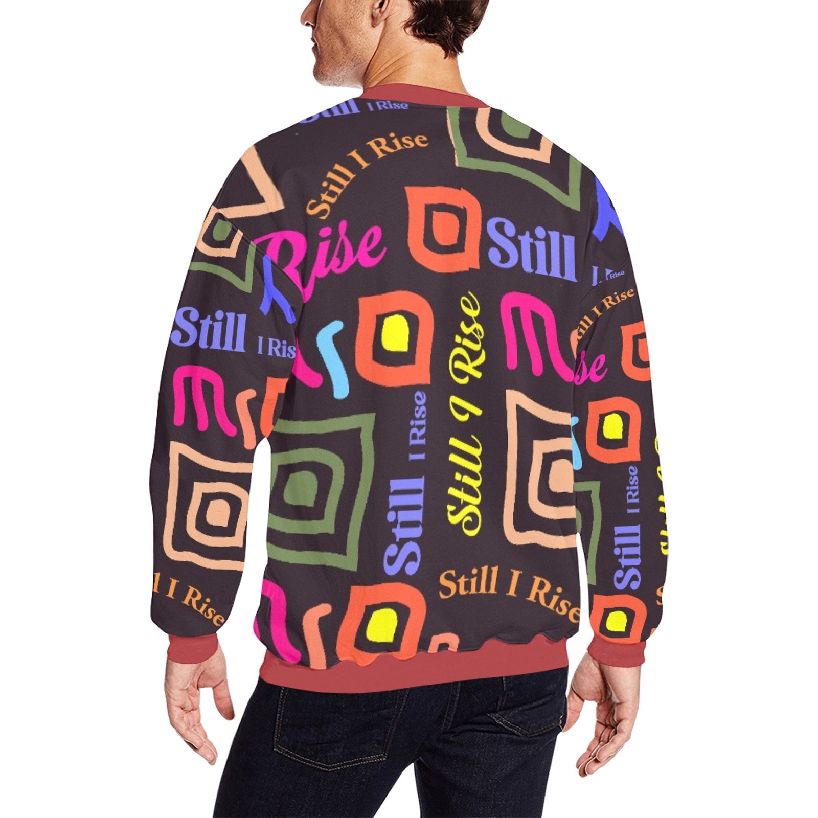 Men's All Over Print Sweatshirt (Model H18)