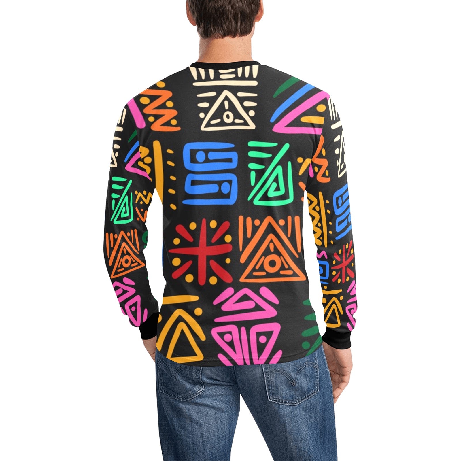 Men's Long Sleeve T-shirt(ModelT51)