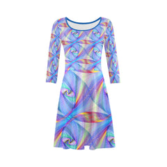 Women's Prism Dream All Over Print Flare Dress (Model D23)
