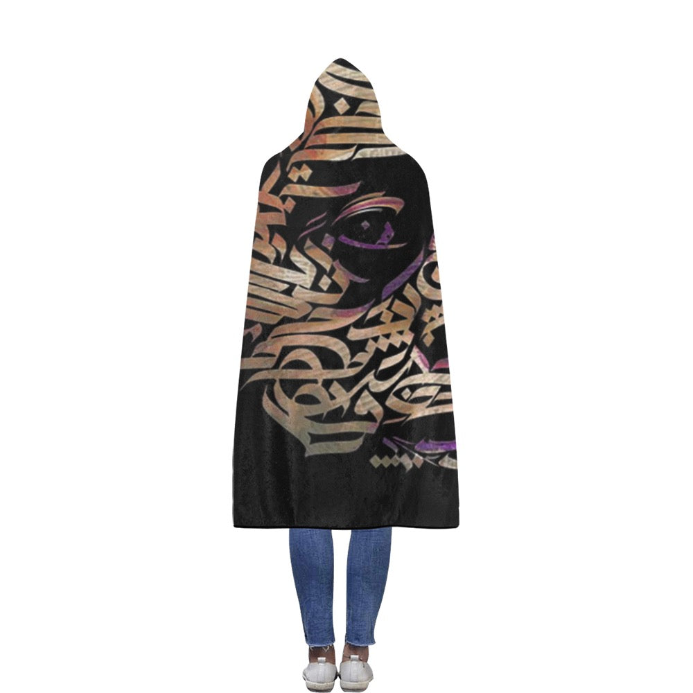 Flannel Hooded Blanket 56''x80''