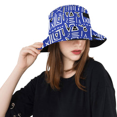 AfroCentrc Pattern  Black culture Black History Harlem Renaissance Unisex Summer Bucket Hat Harlem Print Magic)