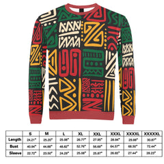 Men's All Over Print Sweatshirt (Model H18)