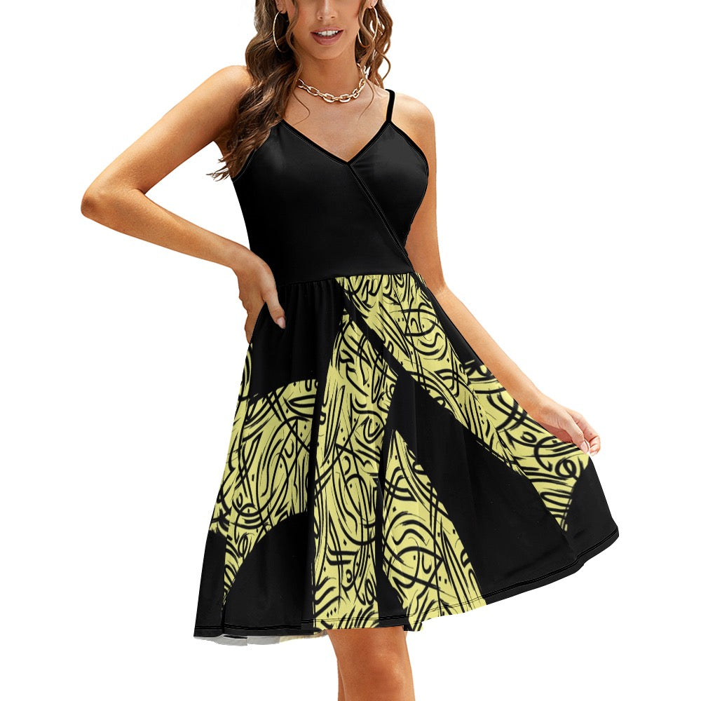 Women's Elegant Suspender Dress