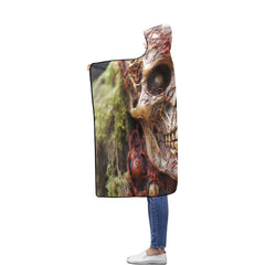 Flannel Hooded Blanket 56''x80''