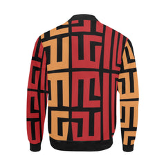 Men's All Over Print Bomber Jacket (Model H31)