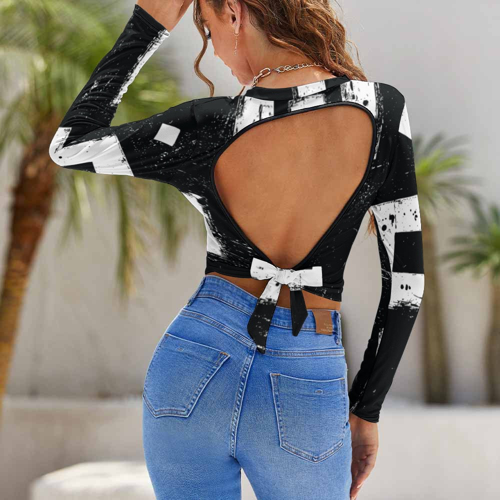 Backless T-shirt