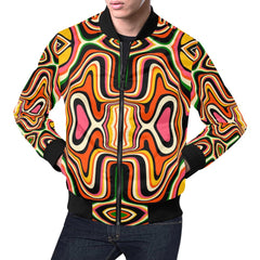 Men's All Over Print Casual Jacket (Model H19)