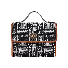 Waterproof Canvas Bag-Brown (All Over Print) (1641)
