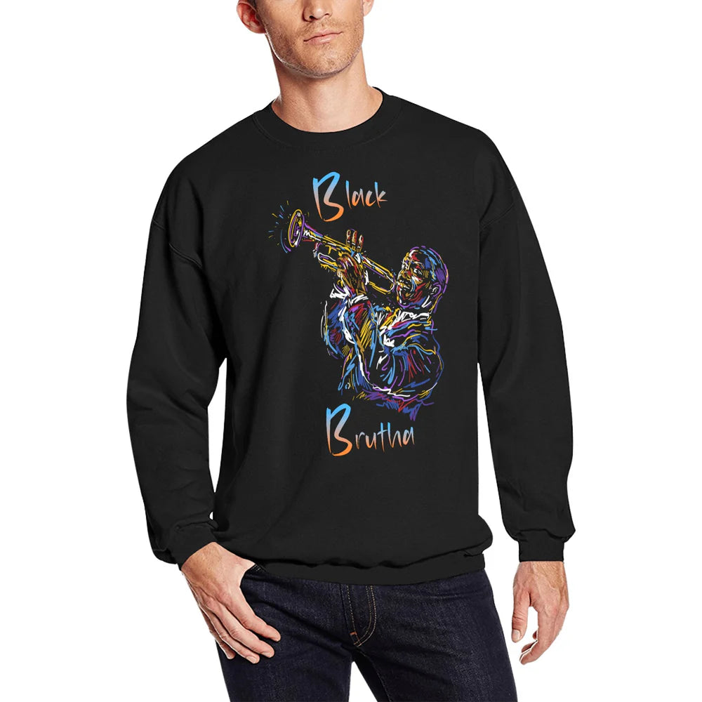 Men's All-Over Print Sweatshirt (Model H18)