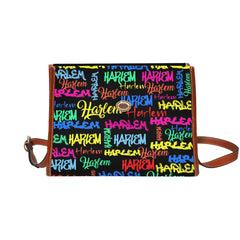 Waterproof Canvas Bag-Brown (All Over Print) (1641)