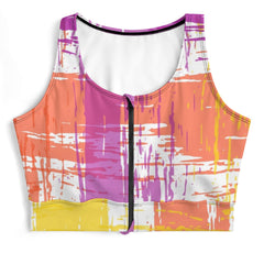 Yoga Zipper Vest New Tie-Dye