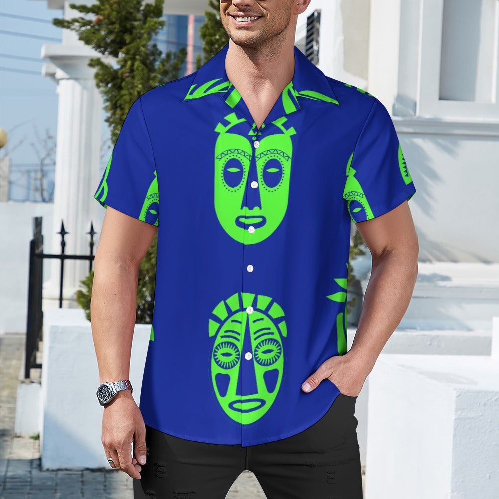 Cuban collar shirt