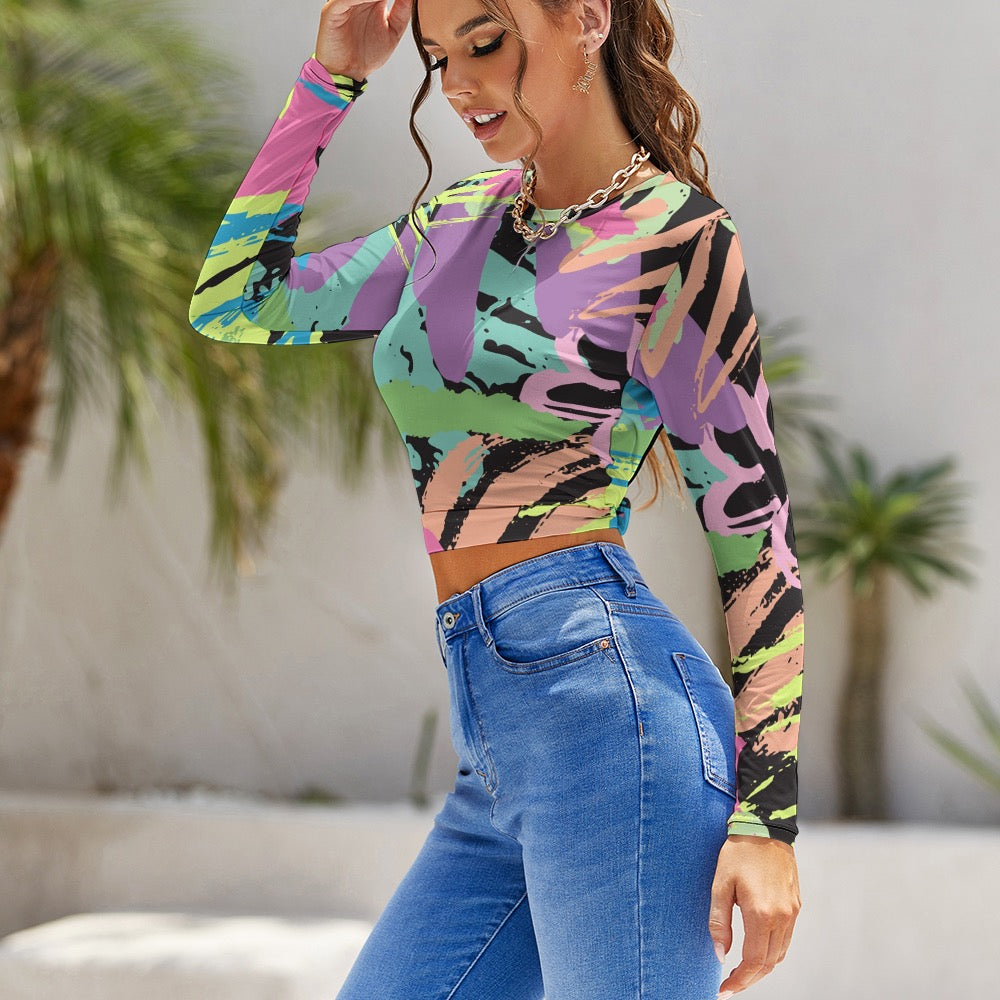 Backless T-shirt