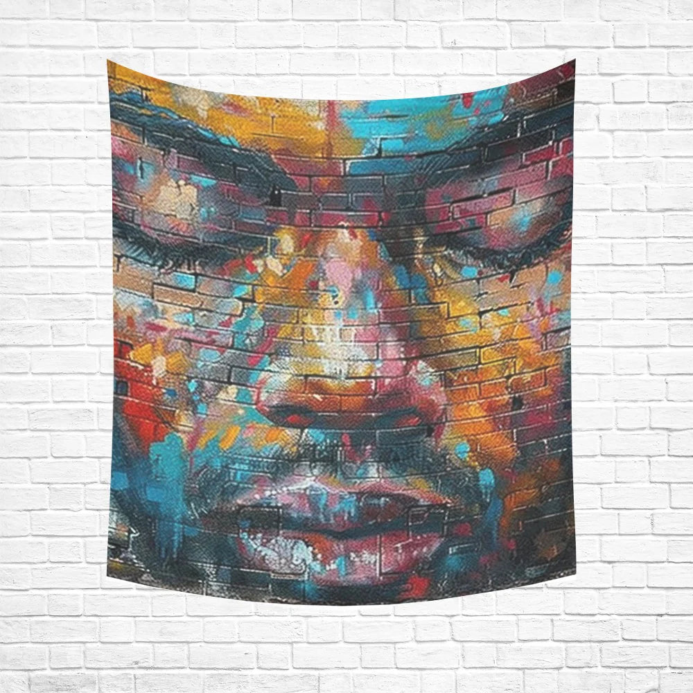White Wall Tapestry - 51"x 60"