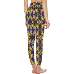 Women's High-Waisted Leggings (Model L36)