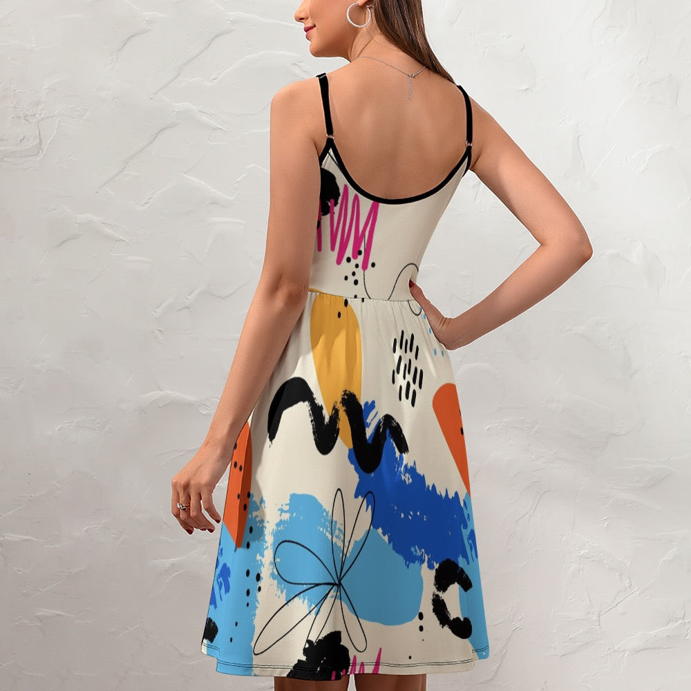 Women's Elegant Suspender Dress