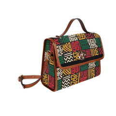 Waterproof Canvas Bag-Brown (All Over Print) (1641)