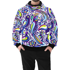 Sweat à capuche à col montant pour homme (Modèle H24)