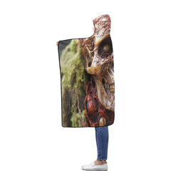 Flannel Hooded Blanket 56''x80''