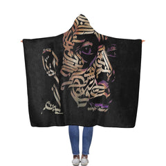 Flannel Hooded Blanket 56''x80''