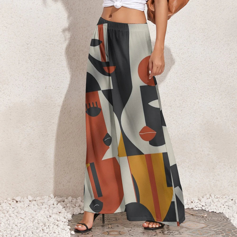 Pantalon large personnalisé pour femme