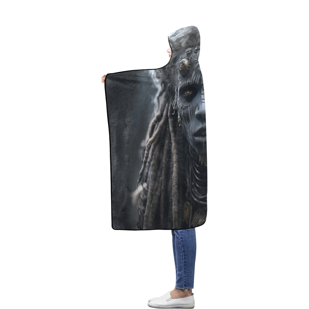 Flannel Hooded Blanket 56''x80''