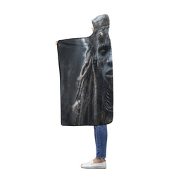 Flannel Hooded Blanket 56''x80''